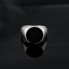 ROUND SIGNET RING (ONYX)