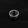 HAMMER TEXTURE RING 8MM (Black)