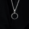 ROUND PENDANT NECKLACE (Onyx)