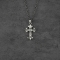 Baroque Cross Pendant Necklace